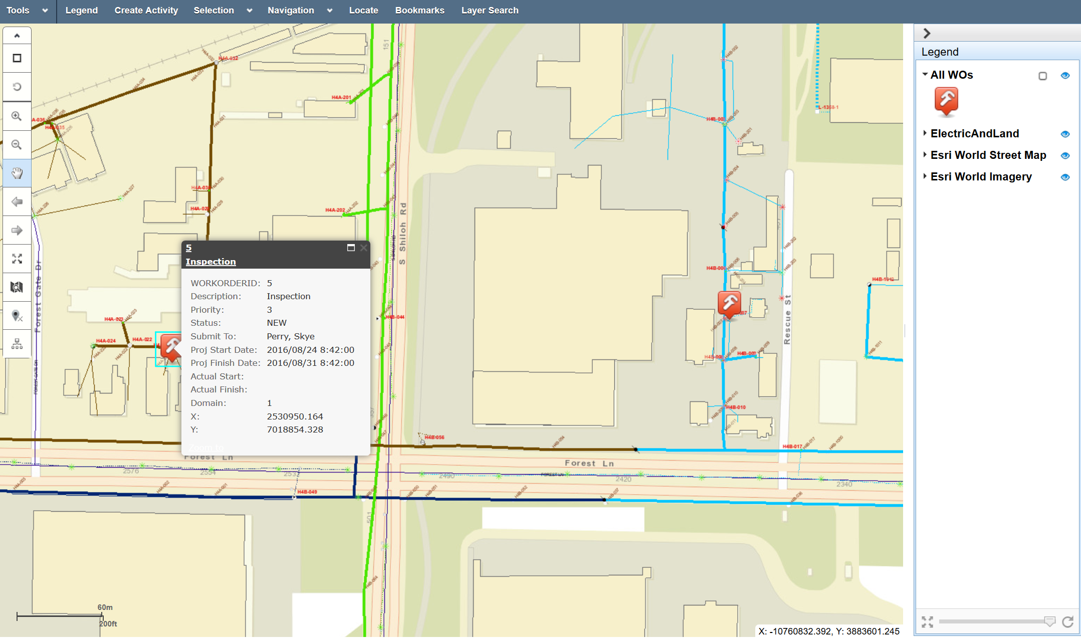 Cityworks is a true GIS-centric solution with all components directly tied to the GIS database.