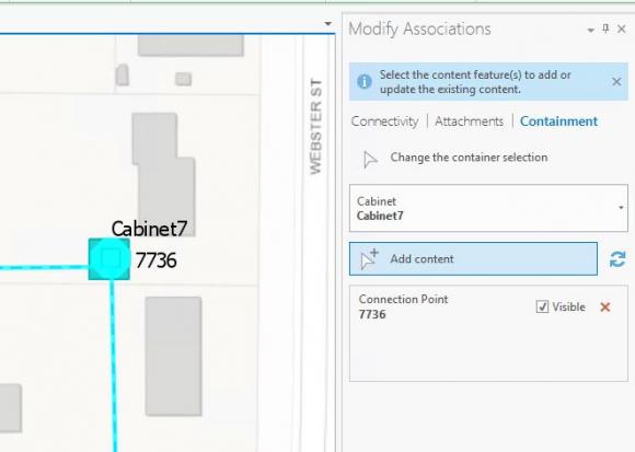 Utility Network Containment– editing with associations