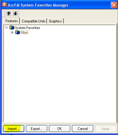 ArcFM System Favorites