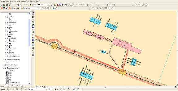 Electric GIS Data Destined for Load Flow Modeling 