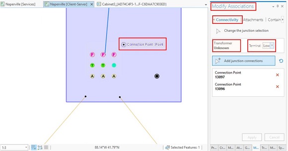 UNEA - NewServices - Connection Point - ABC - Connectivity Association - Annotation - Esri Utility Network - Adding New Services to Your Network