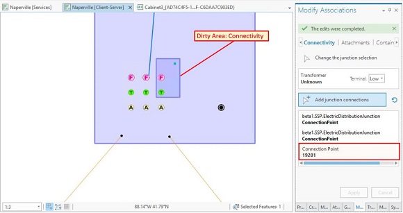 UNEA - NewServices - Connection Point - ABC - Connectivity Association - Connected - Annotation - Esri Utility Network - Adding New Services to Your Network