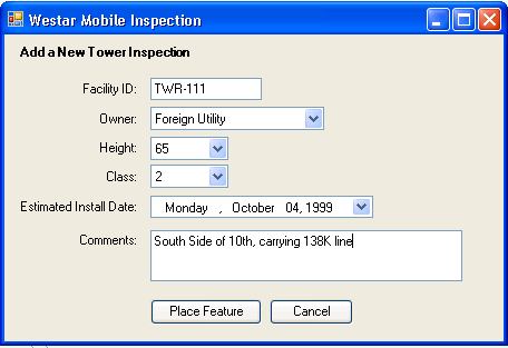 Collection Form