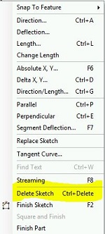 Figure 2.  Delete Sketch