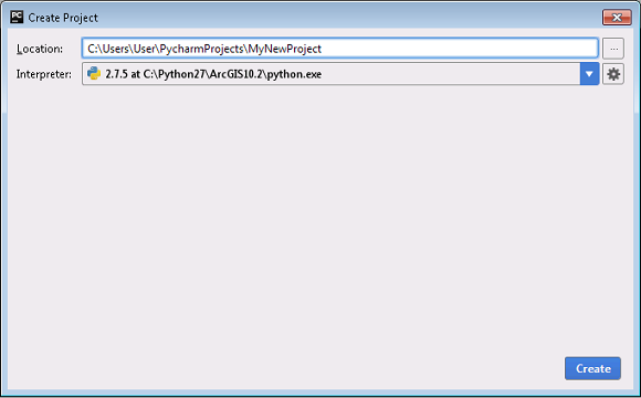 Advanced Python Development PyCharm new project
