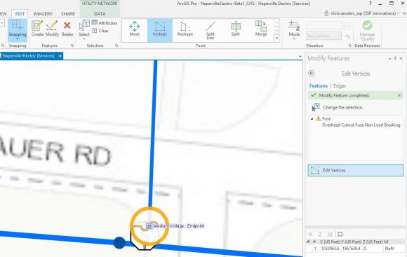 Utility Network Snapping– editing with associations