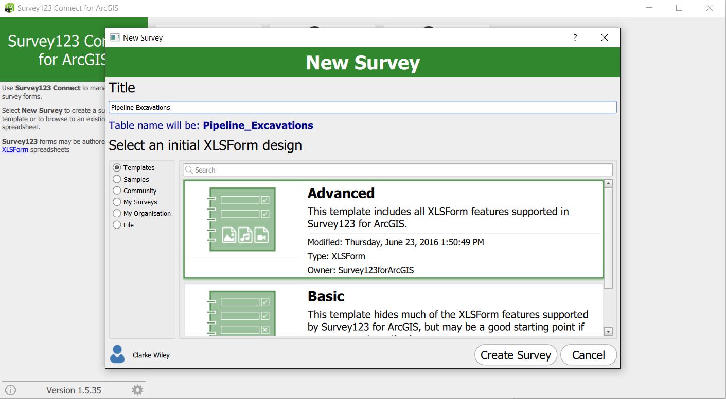 Advanced Survey Template