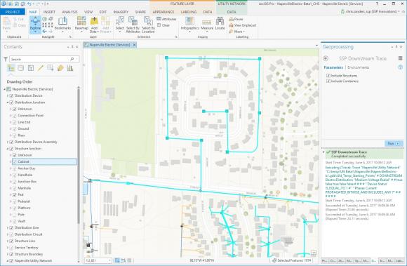 Utility Network SSP Downstream Trace– editing with associations