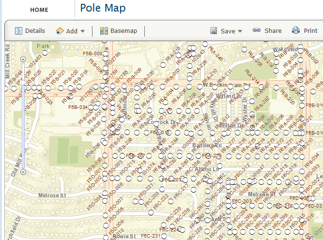 pole map