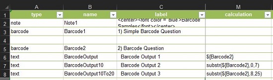Figure 2. Excel Spreadsheet