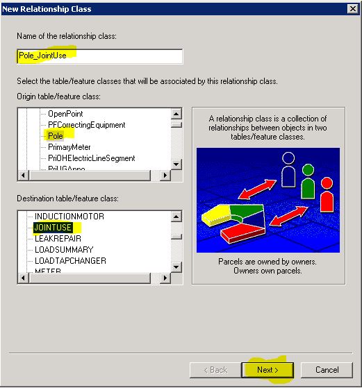 Figure 2.  Name, Parent, and Child Entry