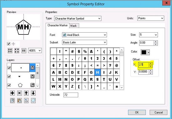 Figure 11.  Symbol Property Editor 5