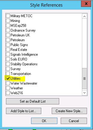 Figure 3. Style Reference Dialog