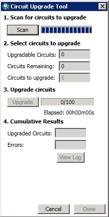 Figure 2. Circuit Upgrade Tool