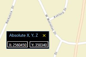 Figure 7. Coordinate Entry - Naming GIS Features
