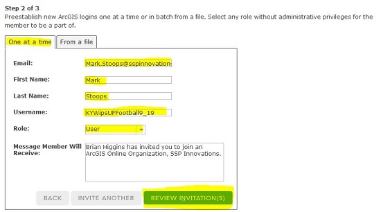 Figure 3. Member Data Entry