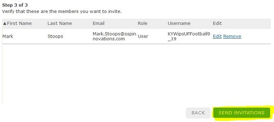 Figure 4. Verification of Members