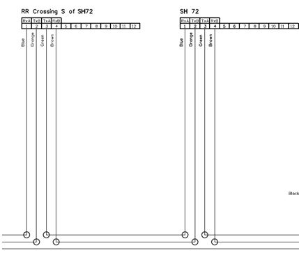 Figure 1. Drawing of Traffic Signal Configuration
