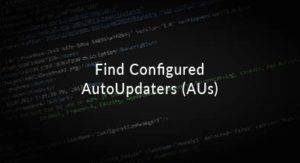 find configured autoupdaters